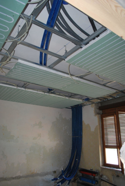 sistemi radianti a soffitto